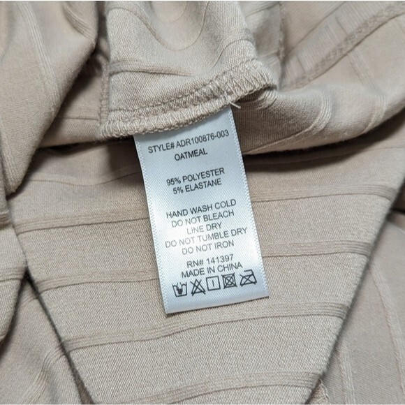 NWT Astr Twist Front Midi Dress in Oatmeal - Picture 10 of 11